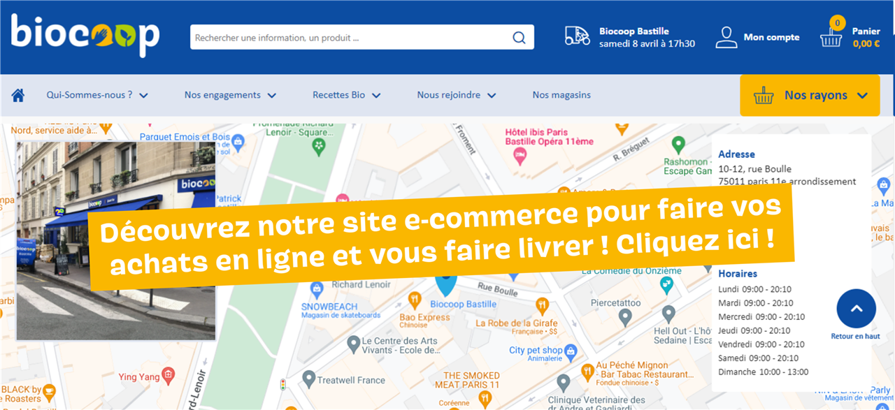 Découvrez notre nouveau site Ecommerce pour effectuer vos achats en ligne !